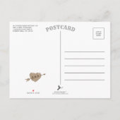 Carved Heart Tree Weddenfoto Save the Date Aankondigingskaart (Achterkant)