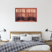 Carved Knife Handles die Engelse monarchen tonen Canvas Afdruk (Insitu (Slaapkamer))