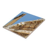 Carved Lion's hoofd in Baalbek Tegeltje (Zijkant)