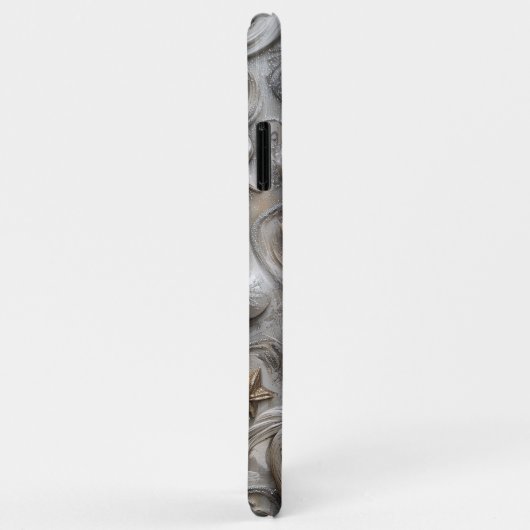 Carved Look Santa Claus Drummer Case-Mate iPhone Case (Achterkant/rechts)