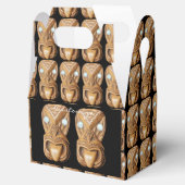 Carved Maori Tiki Face Thunder_Cove Bedankdoosjes (Geopend)