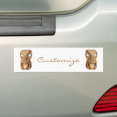 Carved Maori Tiki Face Thunder_Cove Bumpersticker (Op auto)