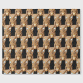 Carved Maori Tiki Face Thunder_Cove Cadeaupapier (Vlak)