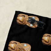 Carved Maori Tiki Face Thunder_Cove  Strandlaken (In situ)