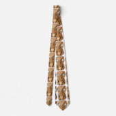 Carved Maori Tiki Face Thunder_Cove Stropdas (Achterkant)