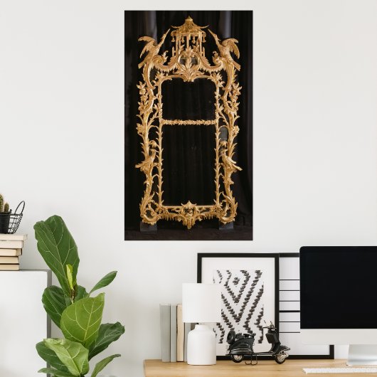 Carved mirror, c.1760 poster (Thuiskantoor)