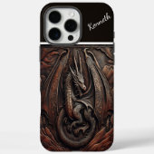 Carved Mountain Dragon Case-Mate iPhone Case (Achterkant)