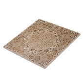 Carved Pattern Tile Tegeltje (Zijkant)