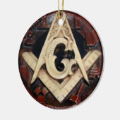 Carved Plaque Ornament (Links)