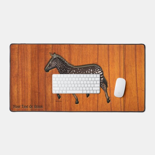 Carved Polka Dot Zebra Bureaumat (Keyboard & Muis)