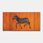 Carved Polka Dot Zebra Bureaumat (Voorkant)
