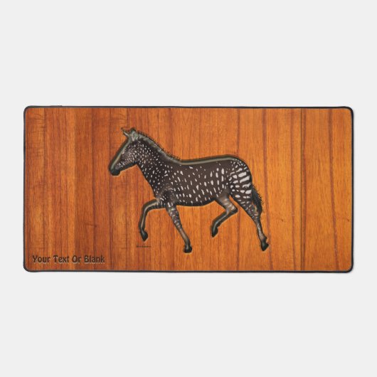 Carved Polka Dot Zebra Bureaumat (Voorkant)