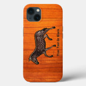 Carved Polka Dot Zebra Hoesje-Mate iPhone Case (Achterkant)