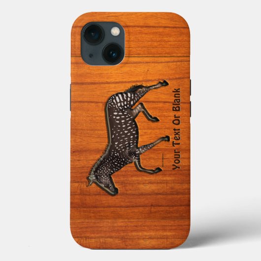 Carved Polka Dot Zebra Hoesje-Mate iPhone Case (Achterkant)