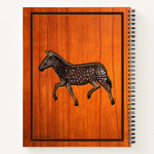 Carved Polka Dot Zebra Notitieboek (Achterkant)