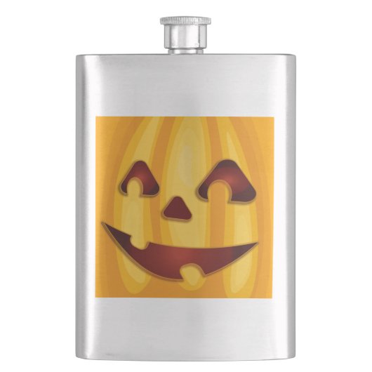 Carved pomkin glimlachend Halloween design Flacon (Voorkant)