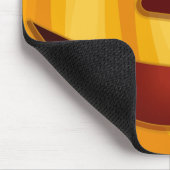 Carved pomkin glimlachend Halloween design Muismat (Hoek)