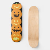 Carved Pumpkin Jack O'Lantern Halloween Persoonlijk Skateboard (Voorkant)