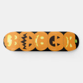 Carved Pumpkin Jack O'Lantern Halloween Persoonlijk Skateboard (Horizontaal)