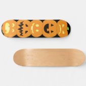 Carved Pumpkin Jack O'Lantern Halloween Persoonlijk Skateboard (Horizontaal)