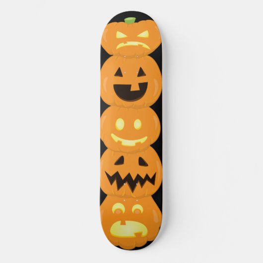 Carved Pumpkin Jack O'Lantern Halloween Persoonlijk Skateboard (Voorkant)