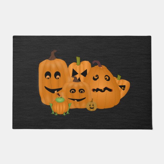 Carved Pumpkins Doormat Deurmat (Voorkant)