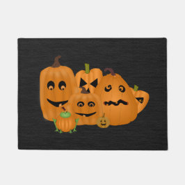 Carved Pumpkins Small Doormat Deurmat