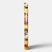 Carved rechtangular pieces reddish and beige align Case-Mate iPhone case (Achterkant / Links)