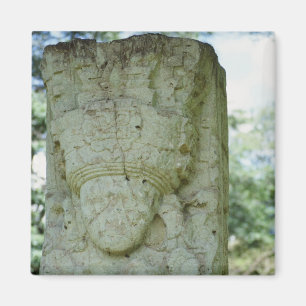 Carved Rock Sculpture Ancient Mayan Ruins Honduras Magneet