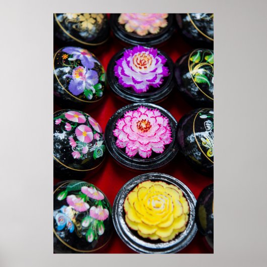 Carved Soap At Market Poster (Voorkant)