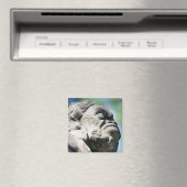 Carved Stone Figuur Ancient Mayan Ruins Copan Magneet (Insitu (Vaatwasser))