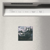 Carved Stone Figuur Mayan Ruins Copan Honduras Magneet (Insitu (Vaatwasser))