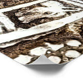 Carved Stone Mayan Aztec MesoAmerican Sun Calendar Poster (Hoek)