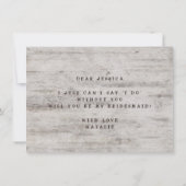 Carved Sweethearts is mijn Bridesmaid-Kaart (Achterkant)