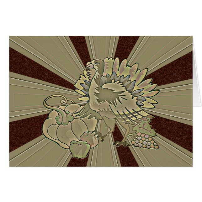 Carved Thanksgiving Turkey - (Voorkant Horizontaal)