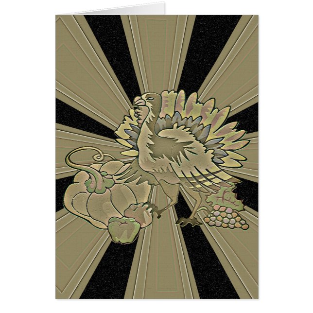 Carved Thanksgiving Turkey - (Voorkant)