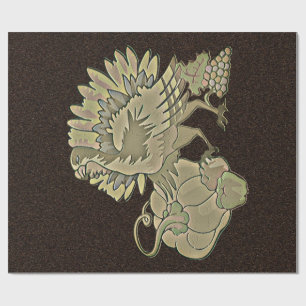 Carved Thanksgiving Turkey - Cadeaupapier