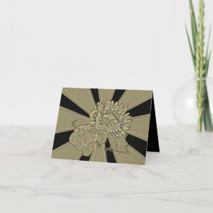 Carved Thanksgiving Turkey - Feestdagen Kaart