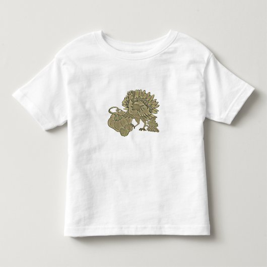 Carved Thanksgiving Turkey - Kinder Shirts (Voorkant)