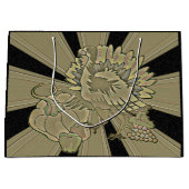 Carved Thanksgiving Turkey - Large Cadeautasje (Voorkant)