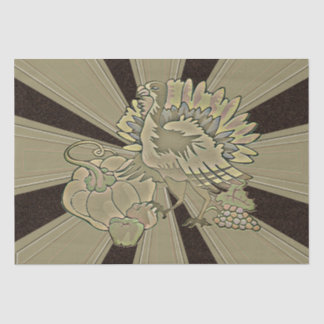 Carved Thanksgiving Turkey - Tissuepapier