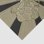 Carved Thanksgiving Turkey - Tissuepapier (Detail)