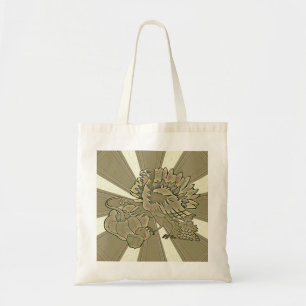 Carved Thanksgiving Turkey - Tote Bag