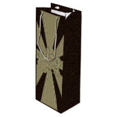 Carved Thanksgiving Turkey - Wijn Cadeautas (Voorkant Gekanteld)