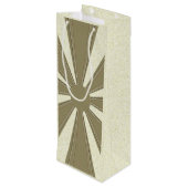 Carved Thanksgiving Turkey - Wijn Cadeautas (Achterkant Gekanteld)