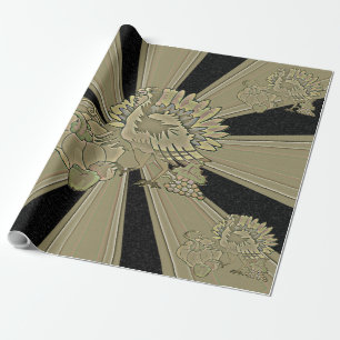 Carved Thanksgiving Turkije - Cadeaupapier