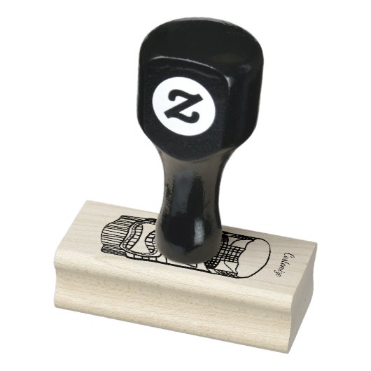 Carved Tiki scculpture Thunder_Cove Rubberstempel (Stempel)