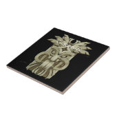 Carved Tiki scculpture Thunder_Cove Tegeltje (Zijkant)