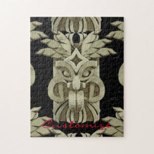 Carved Tiki Sculpture Thunder Legpuzzel