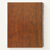 Carved Wood Shalom Notitieboek (Achterkant)